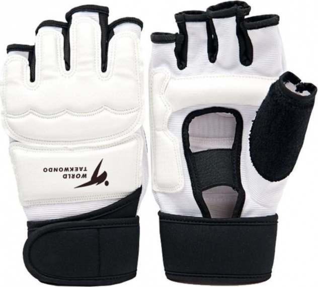 Športové rukavice na Taekwondo biele XS