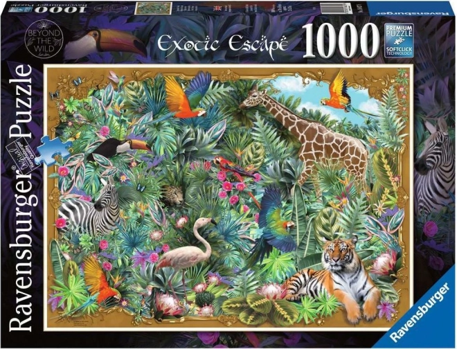 Ravensburger Puzzle Útek do exotiky 1000 dielikov