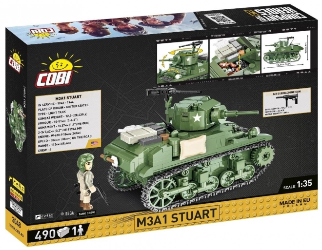 Cobi Company of Heroes M3 Stuart Tank