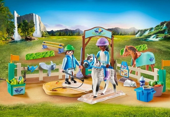 Moderná jazdecká aréna PLAYMOBIL Horses