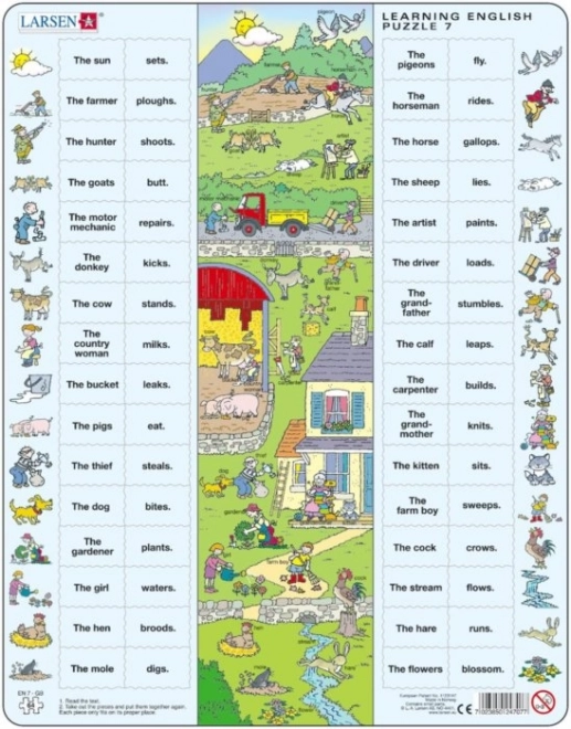 Puzzle Hodina angličtiny