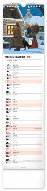 Nástenný kalendár Josef Lada 2025