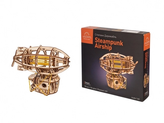 Ugears 3D Mechanická Stavebnica Vzducholoď Steampunk