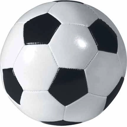 Mäkká futbalová lopta s priemerom 11 cm