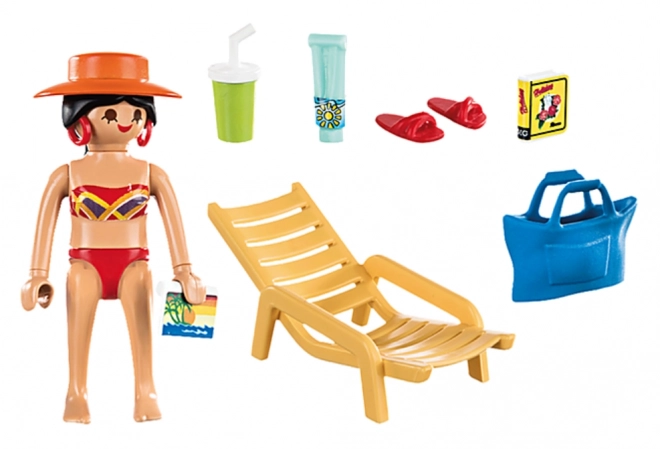 Playmobil Turistka s lehátkom