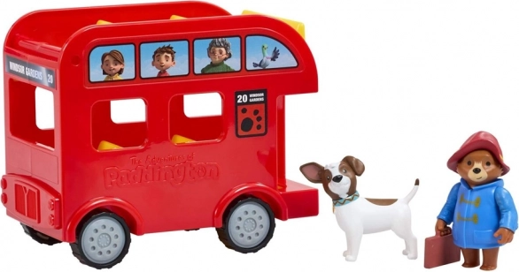 Herná sada Paddington s červeným autobusom