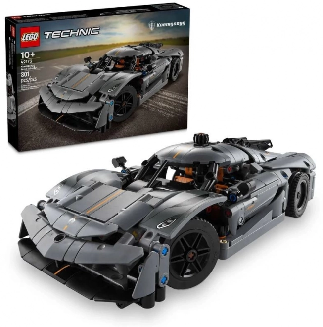 Sivé hyperauto Koenigsegg Jesko Absolut stavebnica LEGO Technic