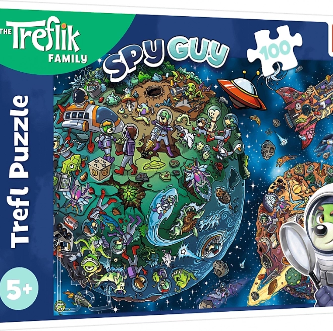 Puzzle Treflíci vo vesmíre