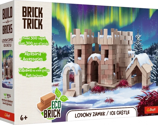 Stavebnica Brick Trick Ľadový zámok 300 dielikov