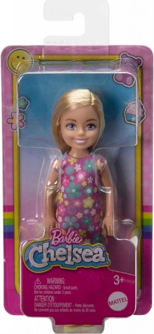 Bábika Barbie Chelsea v kvetinových šatách