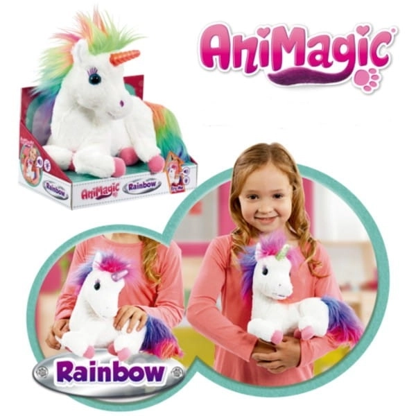 Interaktívny maskot Animagic Rainbow My Glowing Unicorn