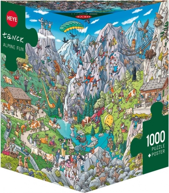 Heye puzzle Alpská zábava 1000 dielov