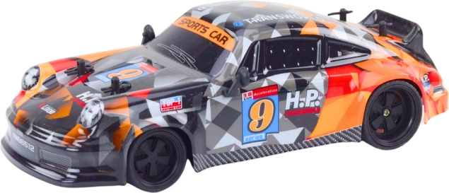 RC auto na diaľkové ovládanie 1:18 gumové driftovacie kolesá oranžová