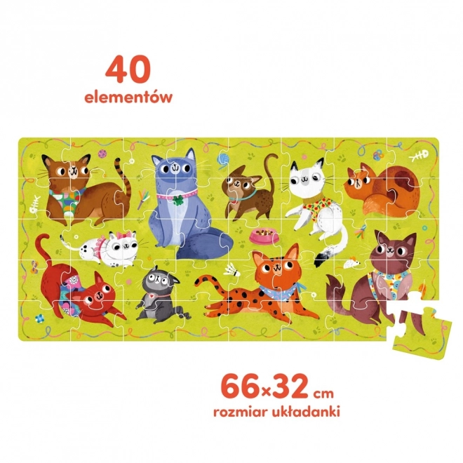 Czuczu Puzzle Miau Mačičky 3+