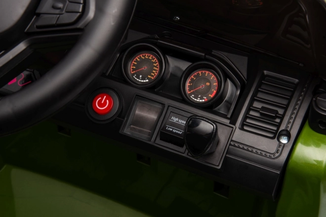 Detské auto na diaľkové ovládanie off road zelené