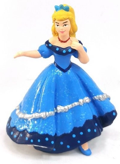 Figúrka princezná v modrých šatách