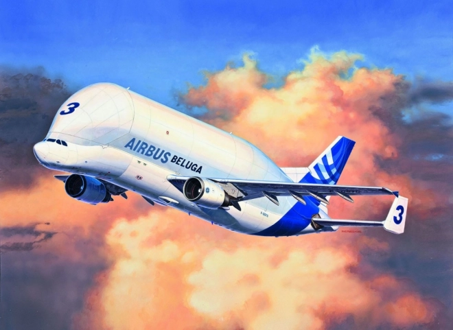 Plastikový model lietadla Airbus A300-600ST Beluga 1/144