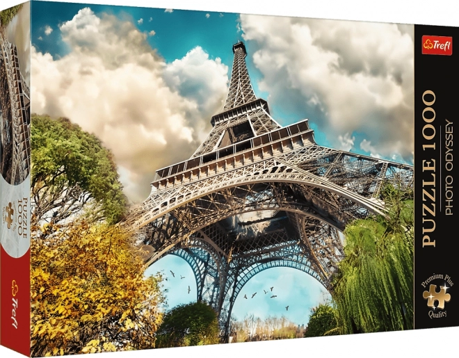 Puzzle 1000 dielikov Premium Plus Eiffelova veža Paríž Francúzsko