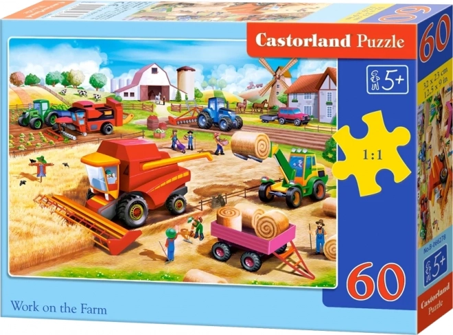 Castorland Puzzle Práca na farme