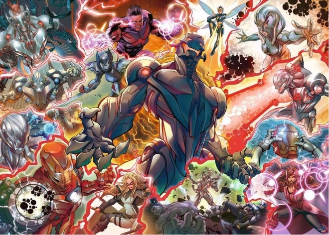 Puzzle Marvel Villainous: Ultron 1000 dielikov