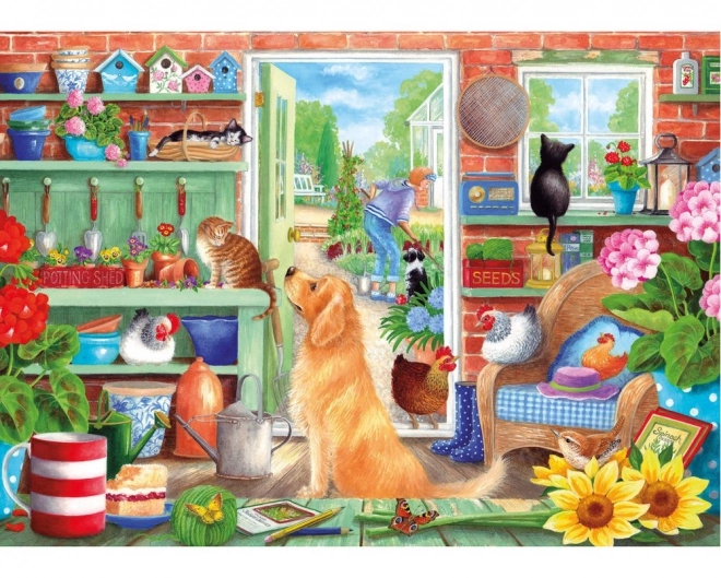 Puzzle Záhradní políčky 1000 dielikov