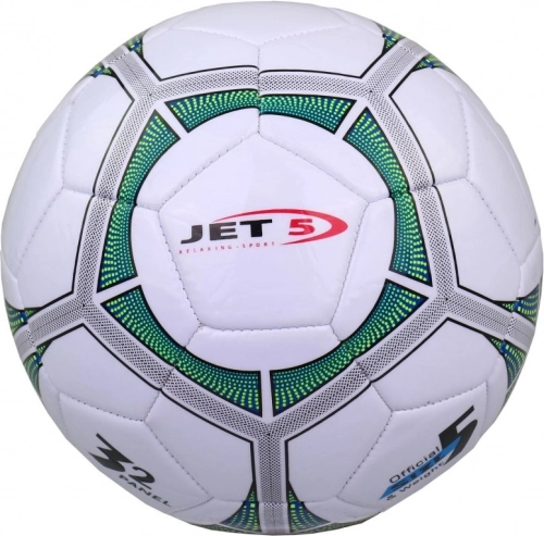 Zelená futbalová lopta