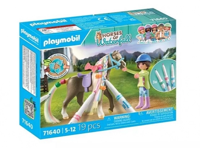 Kreatívny set s koníkom a fixkami Playmobil