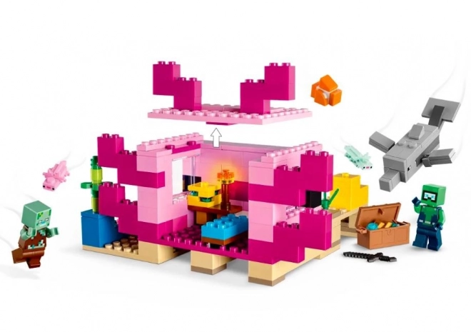 Lego Minecraft Domeček axolotlů