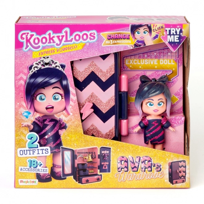 Hrací set s bábikou KookyLoos Ava