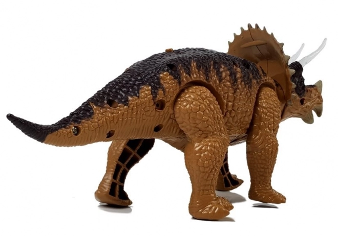 Dinozaur Triceratops na batérie