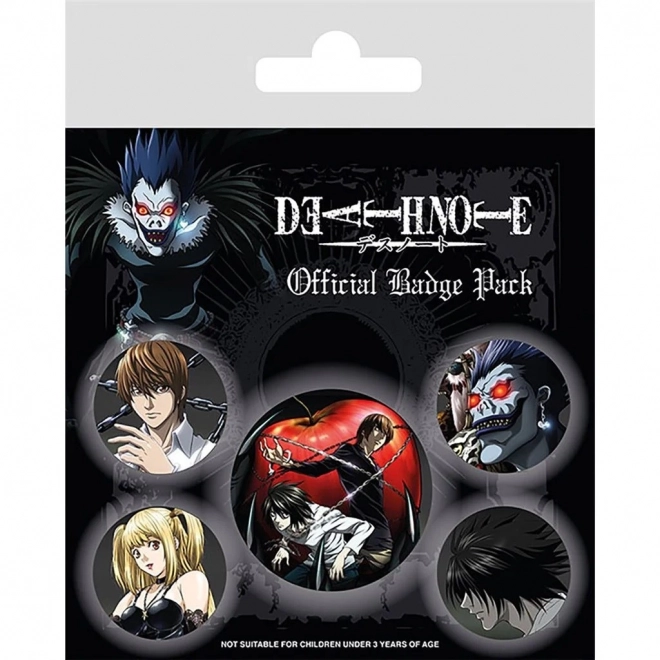 Set odznakov Death Note