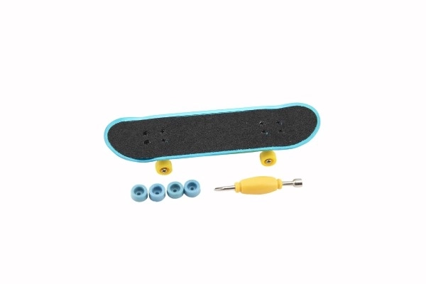 Skrutkovací prstový skateboard s príslušenstvom - 9 cm