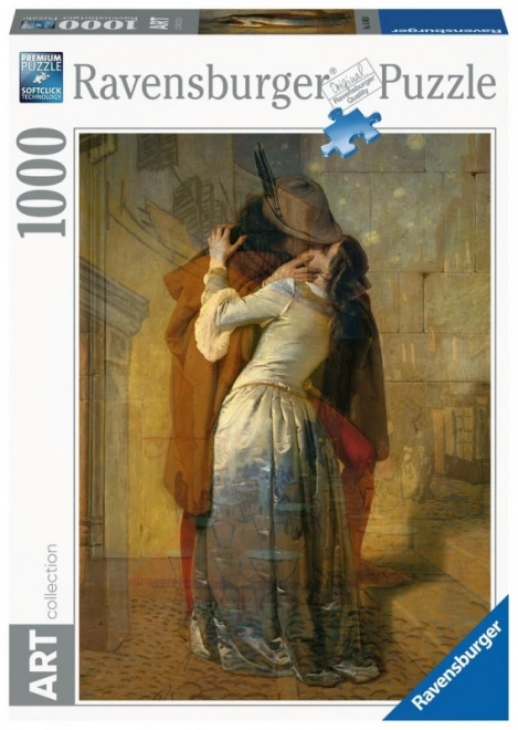 Ravensburger: Puzzle 1000 dielikov - Hayez: Bozk