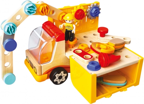 Stavebný set s náradím a 30 dielmi