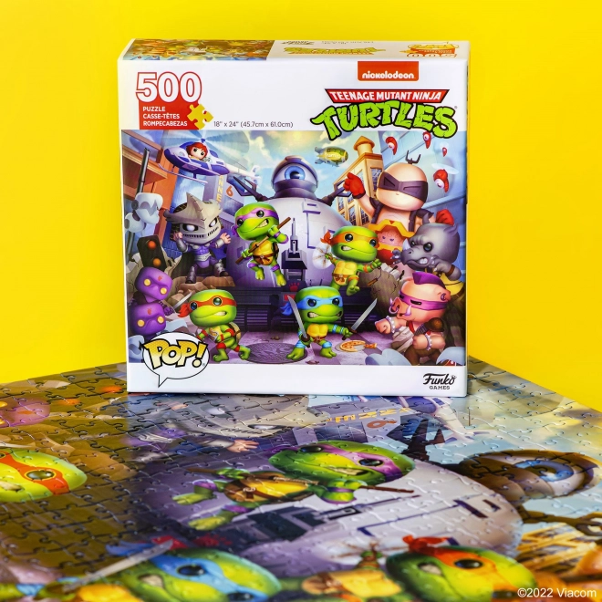 Puzzle Pop! Želvy Ninja 500 Dielikov