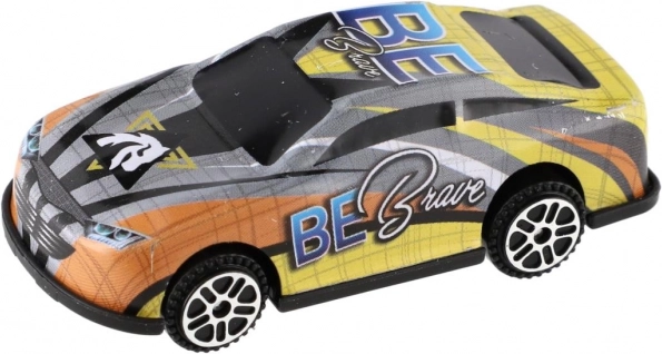 Mini pretekárske auto 6 cm mix farieb