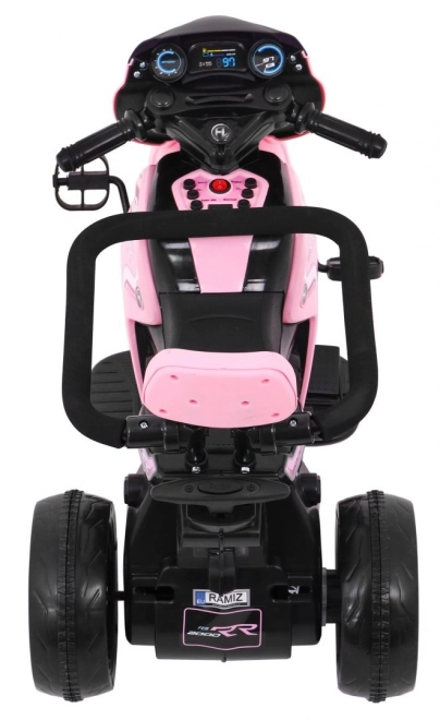 Elektrická motorka 3v1 pre deti Červená