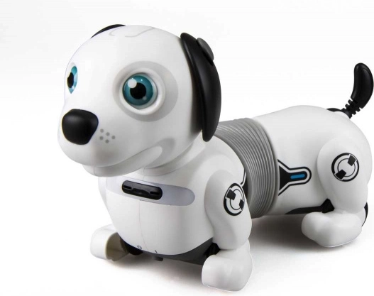 Interaktívny robotický pes Dackel so svetlami a chytrou loptou