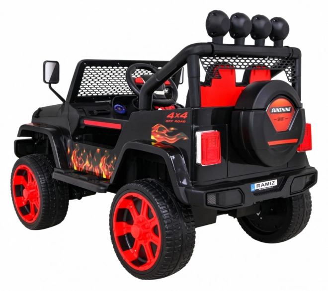 Autko Terenové Raptor Drifter S Plameňmi