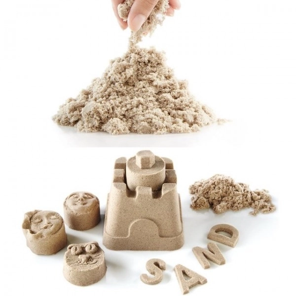 Zelený kinetický piesok 1kg v sáčku – Prírodný