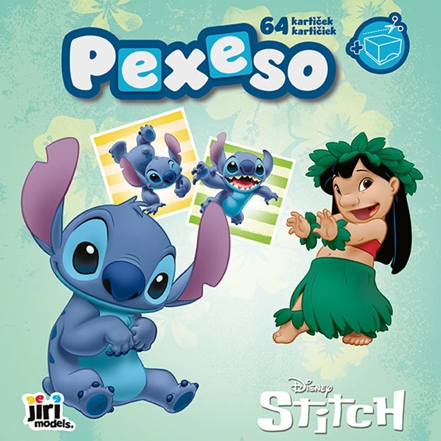 pexeso v zošite Lilo & Stitch