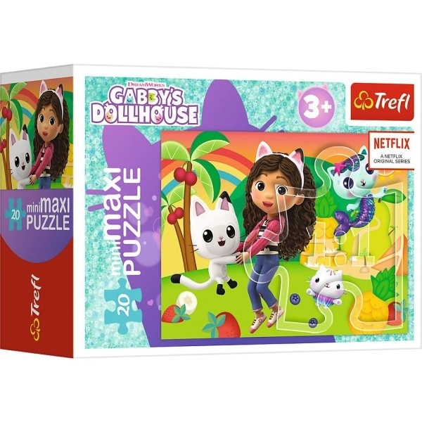 Gábinin kouzelný domek Puzzle: Barevný deň 20 dielikov