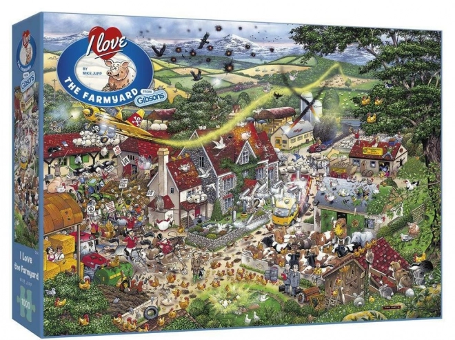 Miluji farmaření puzzle