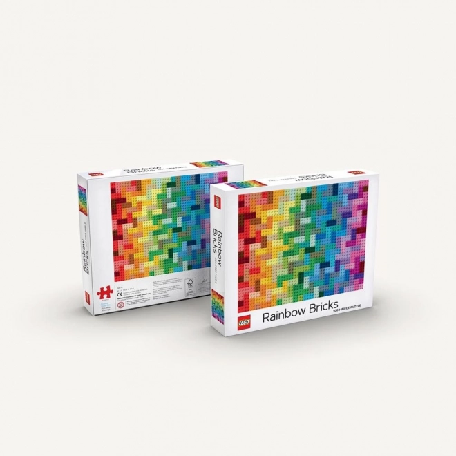 Puzzle LEGO Rainbow Bricks 1000 dielikov