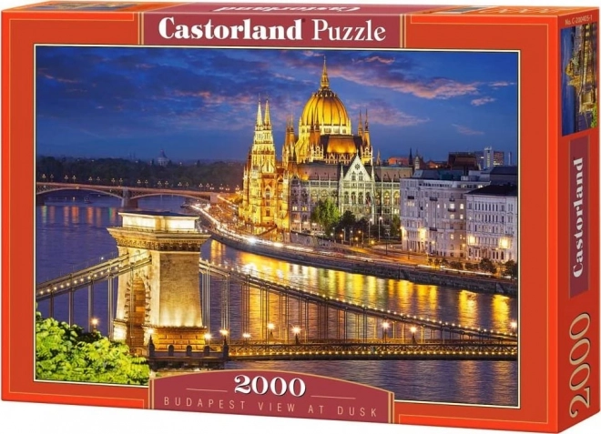 Puzzle Soumrak nad Budapešťou 2000 dielikov