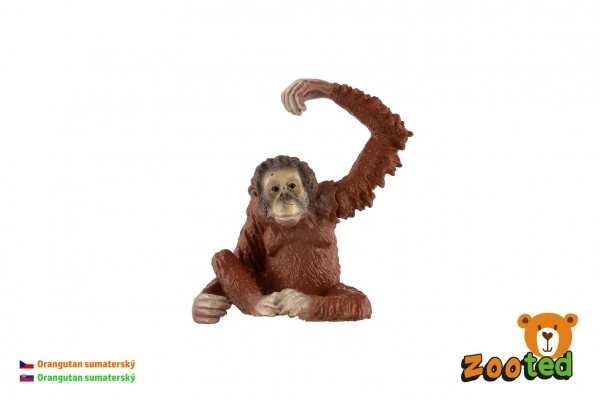 Orangutan sumaterský z plastu 8cm