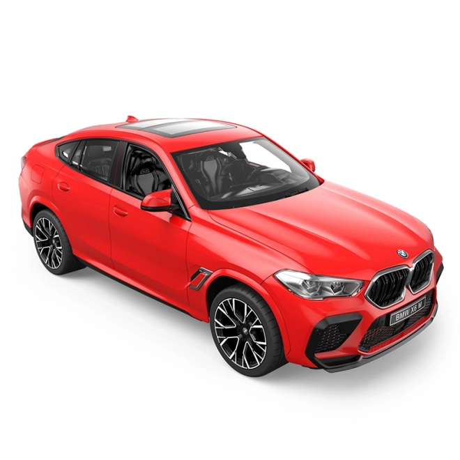 Zdiaľkové ovládané auto BMW X6 M červené 1:14