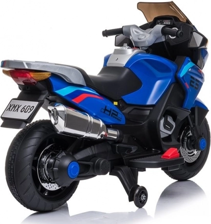 Detská akumulátorová motorka Modrá