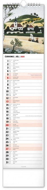 Nástenný kalendár Josef Lada 2025