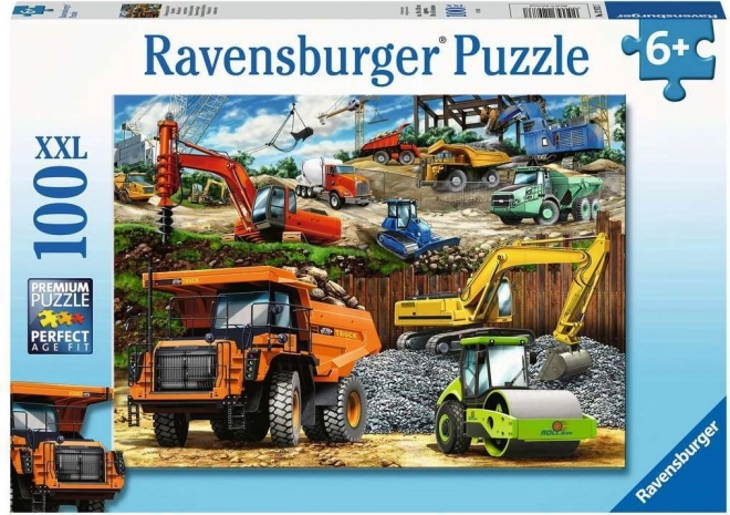 Ravensburger Puzzle Stavebné Stroje XXL 100 Dielikov